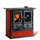 Estufa de leña Nordica Extraflame Rosa L 9kW Negro