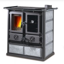 Estufa de leña Nordica Extraflame Rosetta BII 9kW Piedra Natural