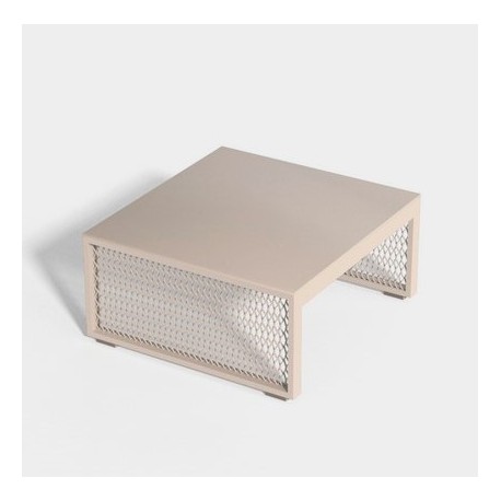 Coffee Table Vondom The Factory aluminium Ecru