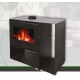 Poêle à Bois échangeur thermique NovaStove Tamar 10kW avec Range Bûches