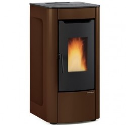 Poêle à granulés ventilé La Nordica Extraflame Sabry Prestige Line 7kW Bronze