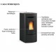 Stufa ventilata a pellet La Nordica Extraflame Sabry Prestige Line 7kW Nero