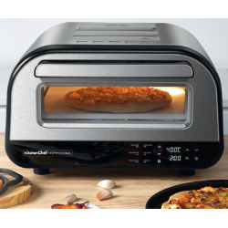 Kitchen Chef Professional 1700 Forno Elettrico Pizza in Acciaio Inox