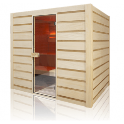 Holl's Eccolo 6 lugares sauna Pacote completo 4.5kW fogão e pedras incluídas