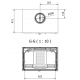 Ferlux Afar Cast Iron Wood-Based Stove with Pyre 15.9 kW