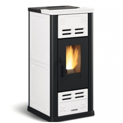 Poêle à granulés ventilé Extraflame Serafina Lux Evo 8kW blanc