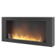 Infire Murall 1200 Bio-ethanol Haard met Glas 3 kW Zwart