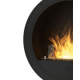 Infire Incyrcle bioethanol fireplace with glass 2 kW Black