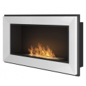 SIMPLEfire Frame 900 Chimenea de Bioetanol Blanco con 1 Ventana