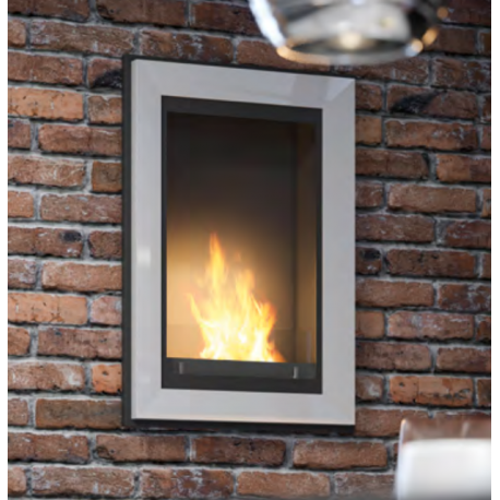 SIMPLEfire Frame 550 Schwarzer Bioethanol-Kamin mit 1 Fenster