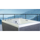 Square NetSpa Wave 5 seater acrylic spa