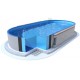 Piscina oval Azuro Ibiza 350x700 H135