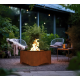 Round Corten Steel Fire Bowl 70 cm Infire