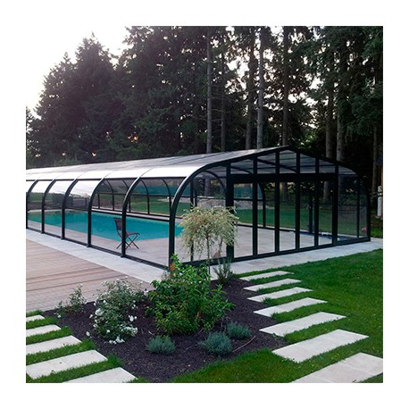 Mid-height pool enclosure Abrisol Tabarca Fixed Veranda 864x550