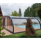 Mid-height pool enclosure Abrisol Tabarca Fixed veranda 17x550m