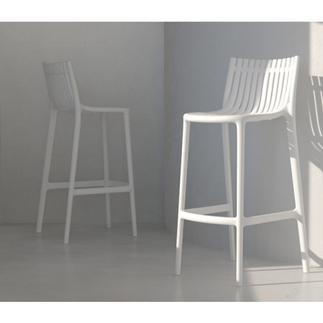 Set de 4 Taburetes Ibiza Bar Vondom Blanco