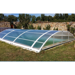 Low Pool Enclosure Lanzarote Removable Enclosure 12x6.7m