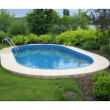 Piscina Oval Azuro Ibiza 350x700H135 ECO