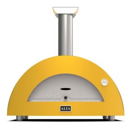 Moderno 3 Alfa Forni Pizzaofen mit antikem rotem Holz