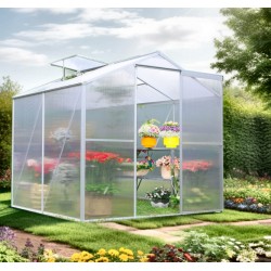 Habrita Aluminium Garden Greenhouse 2.50m2