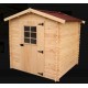 Alpina Garden Shed Solid Wood Habrita 4 m2 Log 20mm