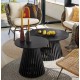 Natural teak wood side table Jet 50cm VeryForma