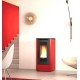 Fogão a pellets La Nordica Extraflame Dahiana VFS 10 kW ventilado Ivory