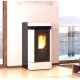 La Nordica Extraflame Lucia 12 kW Belüfteter Pelletofen Taupe