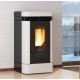 Fogão a pellets La Nordica Extraflame Dahiana VFS 10 kW ventilado Ivory