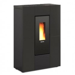 Poêle à granulés La Nordica Extraflame Marilena Plus AD 8kW étroit Noir