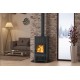 Fogão a lenha Nordica Extraflame Fedora 8.3kW Bordéus