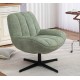 Fauteuil Ena tissu Vert Pivotant VeryForma