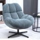 Fauteuil Pivotant Molo tissu Bleu VeryForma