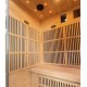 Infrared Twin Panoramic 2-Seater Sauna in VerySpas Spruce