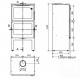 Poêle à Bois avec Four Istan en acier 8.5kW avec Support Ferlux