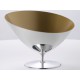 Cauldron in Champagne Symbol polished pewter and Interior gold OA1710