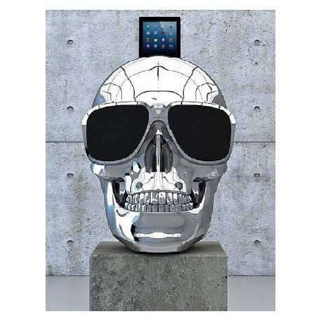 AeroSkull HD Plus Altavoz Bluetooth Jarre Technologies Crome Plata