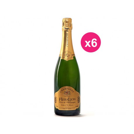 Champagne HeraLion shine of gold Reserve Brut (box of 6)